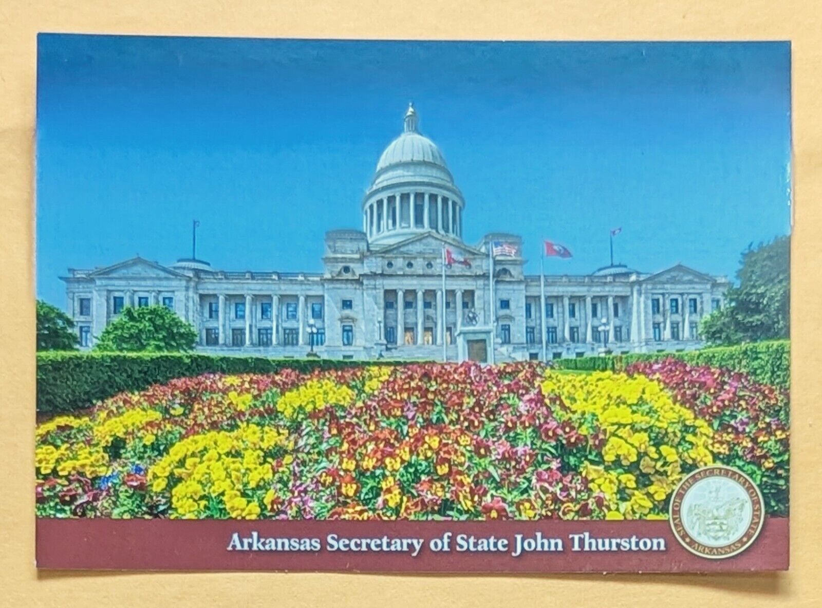 Postcard AR: Little Rock - Capitol City, Arkansas