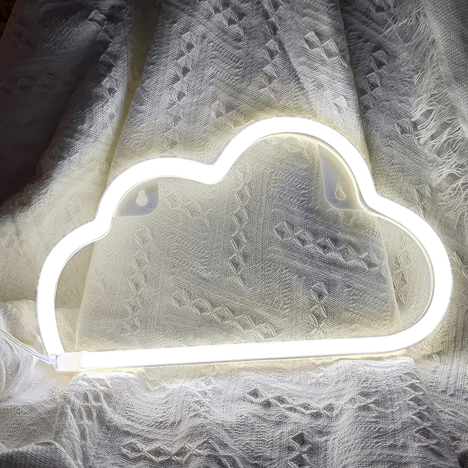  LED Cloud Neon Light for Wall Decor, Battery or USB Powered