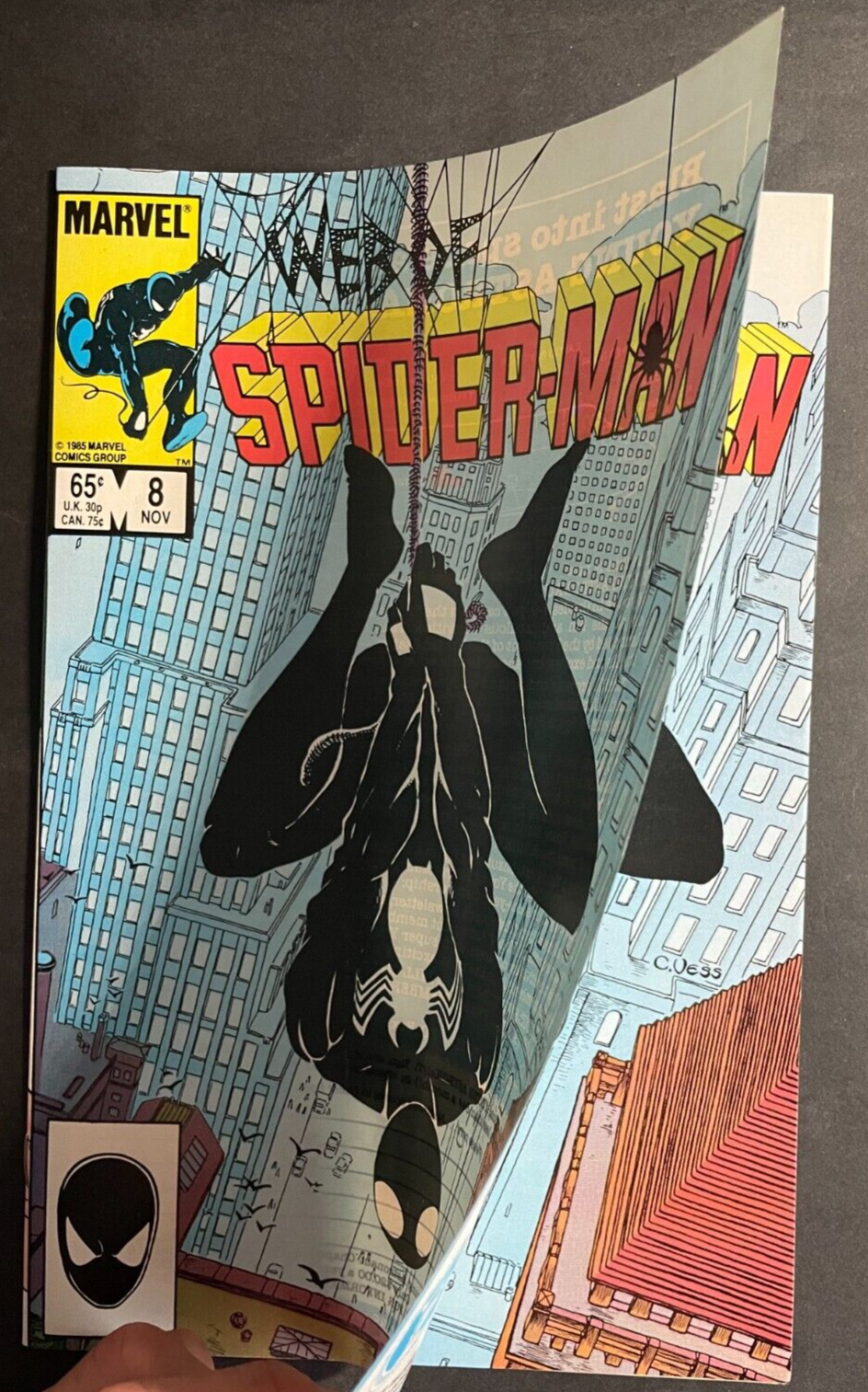 Web of Spider-Man #8 - Marvel 1985 Comics DOUBLE COVER