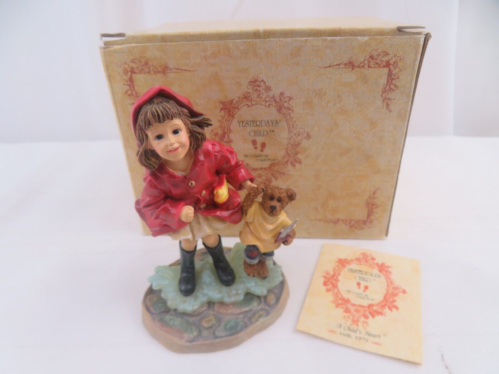 Boyds Bears Yesterdays Child The Dollstone Collection “Puddle Jumpers”