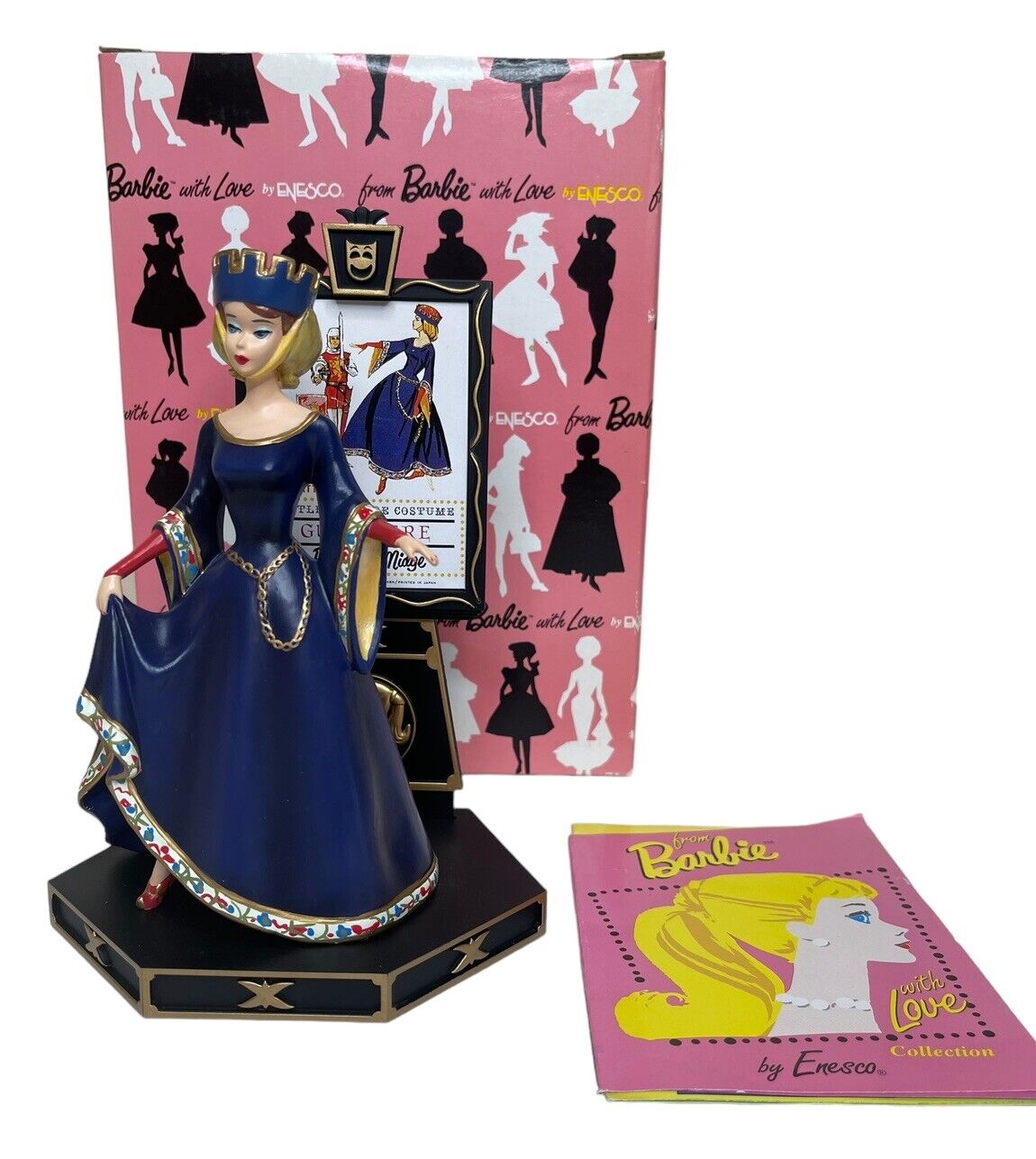 1996 Enesco From Barbie With Love Guinevere A Royal Surprise Figurine Display