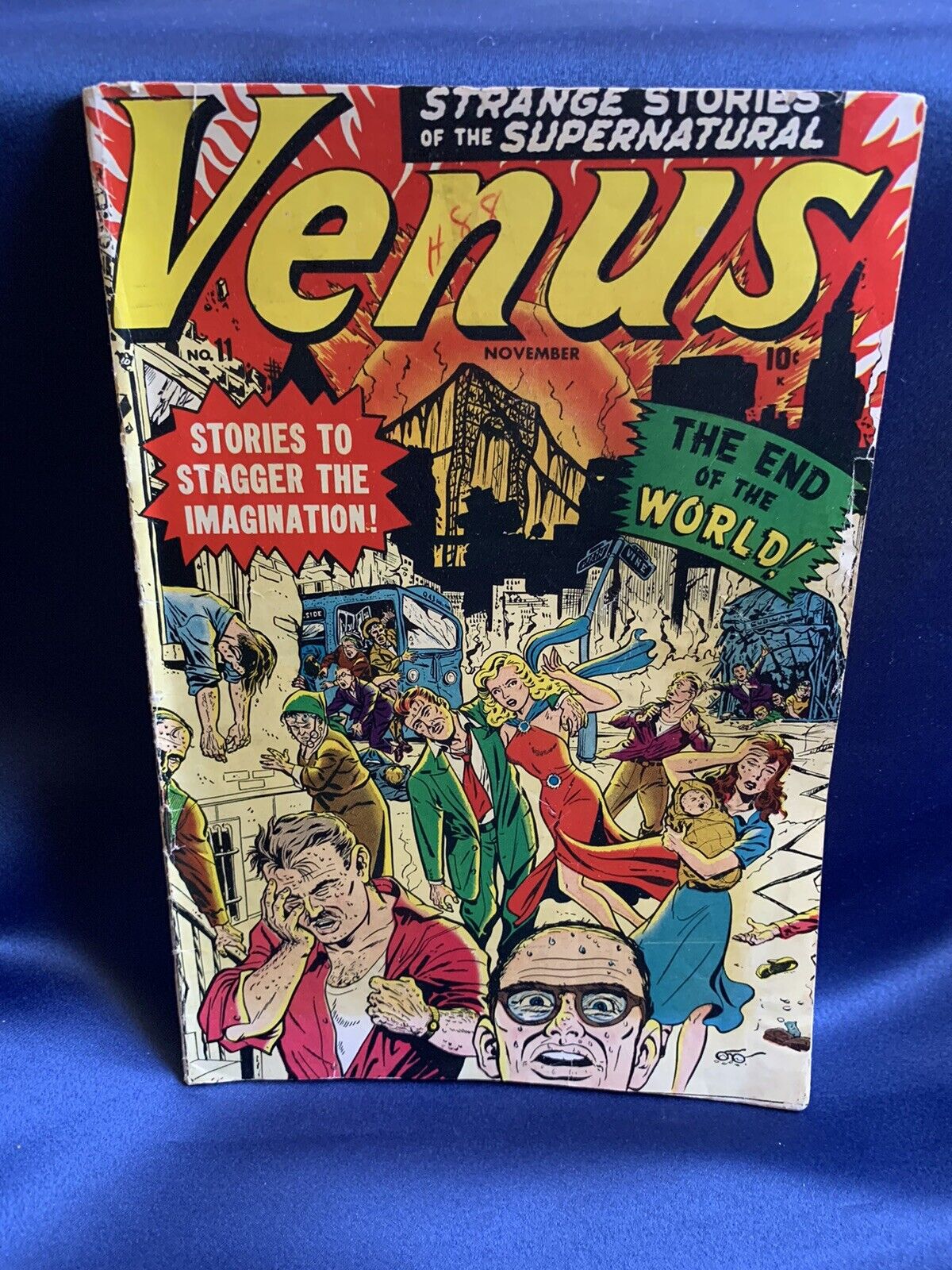 Venus #11 End Of The world Stan Lee Heath 1950 Golden Age Rare