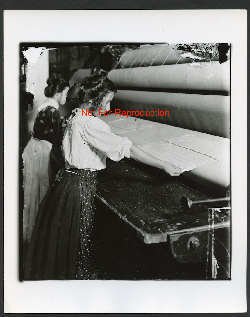 After Lewis Hine Contact Print Photograph Ex. G Eastman House