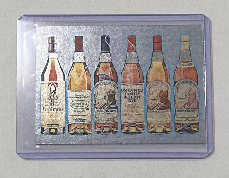 Pappy Van Winkle’s Family Reserve Platinum Plated Artist Signed Trading Card 1/1
