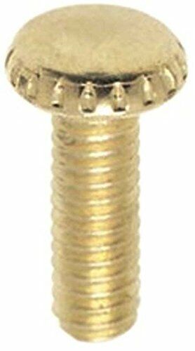 SATCO PRODUCTS 90/022 681662 Steel Knurled Head Thumb Screw, 8/32 Brass, 1/2