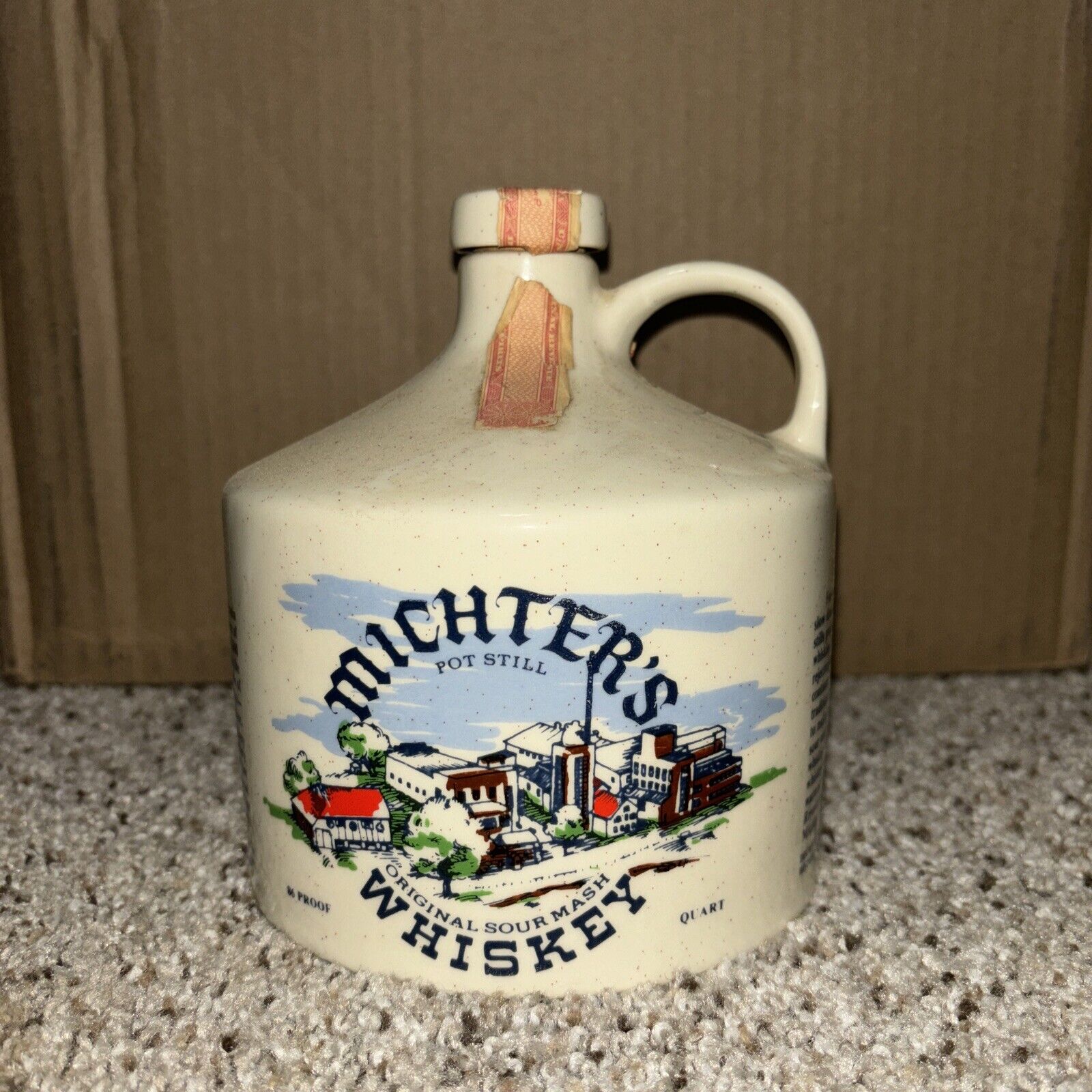 Vintage Mitcher\'s Whiskey Decanter Bottle Series C 1978
