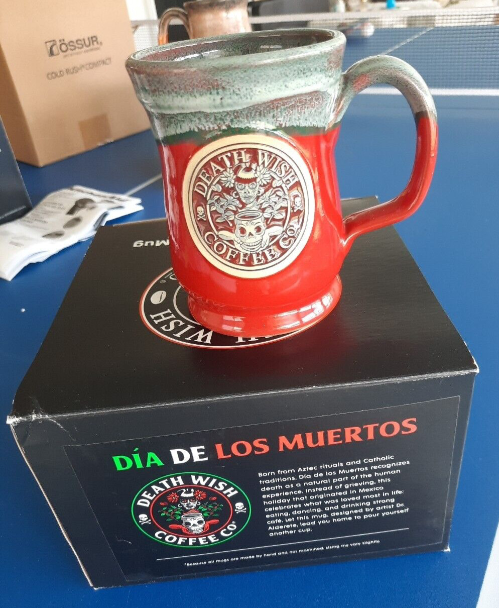 Death Wish Coffee  Dia De Los Muertos Mug  Day of The Dead Deneen 1145 of 5000