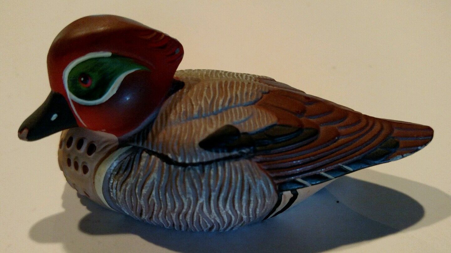 Vintage 1984 Avon Collector Duck Series Green Winged Teal figurine 🦆🦆