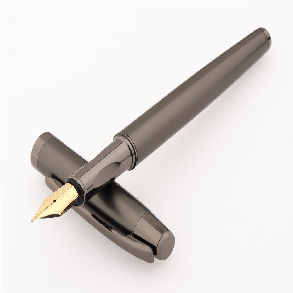 Yiren 3699 Metal Fountain Pen, Extra Fine Nib, Gun Metal