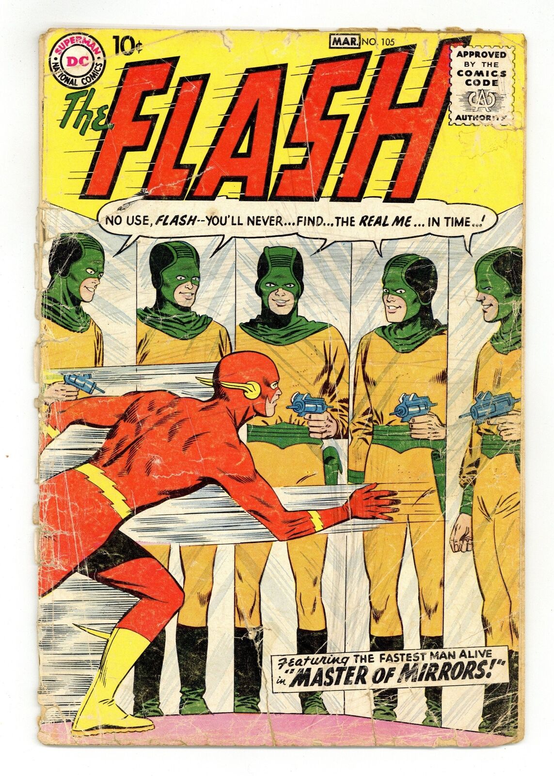Flash #105 PR 0.5 1959 1st app. Mirror Master