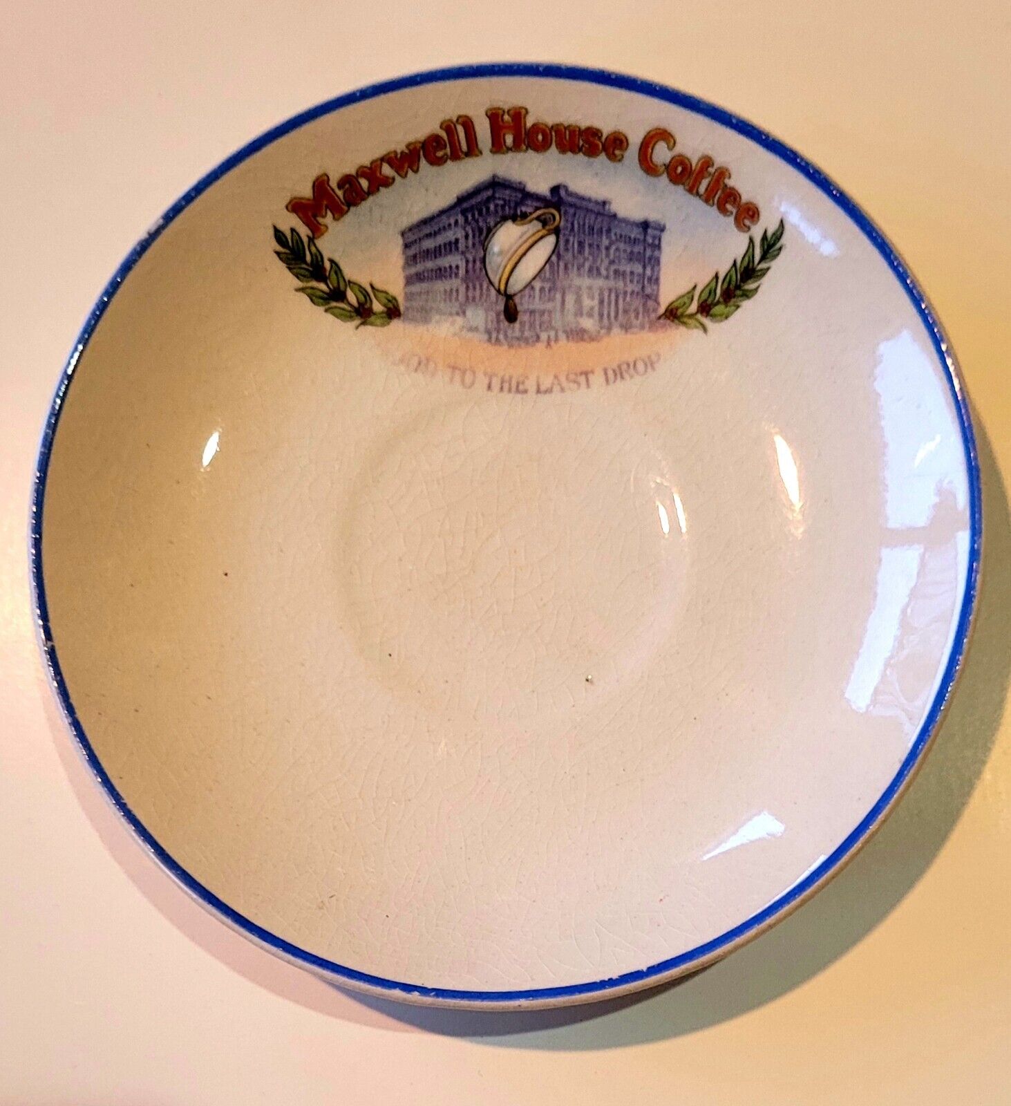 MAXWELL HOUSE COFFEE ADVERTISING CHINA PLATE