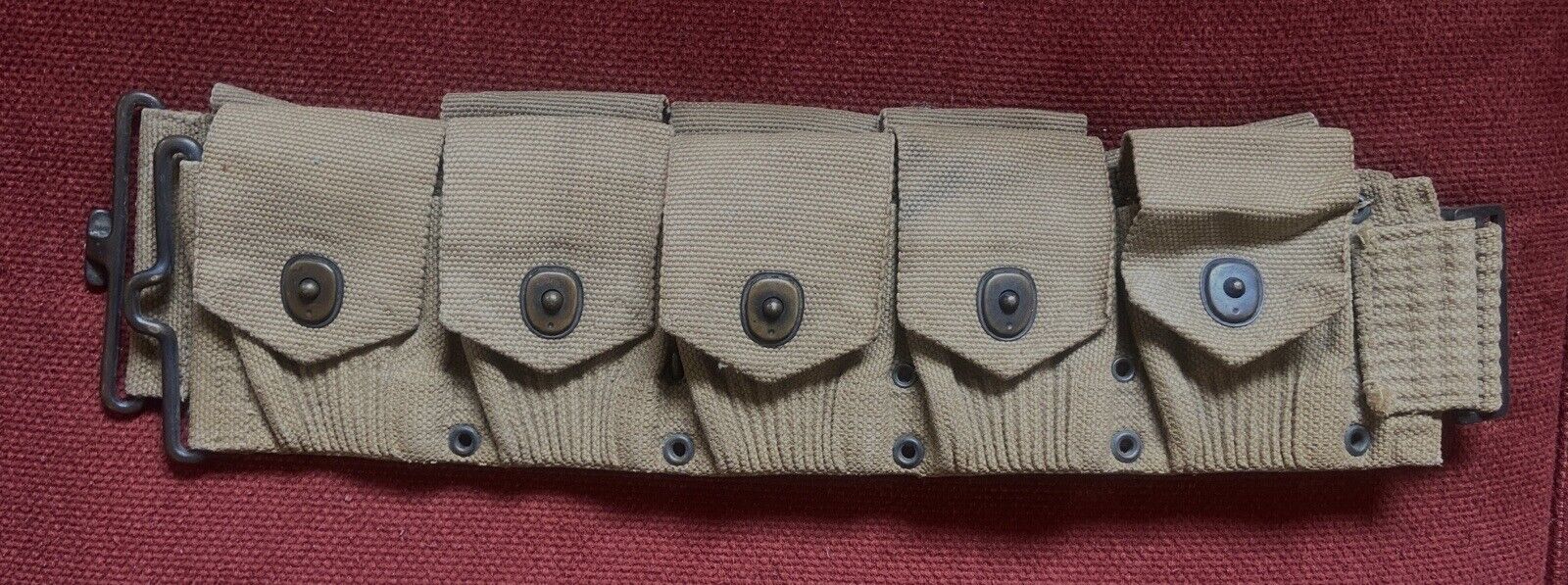 WW1 US Army M-1907 Woven  Cartridge Belt 10 Pockets - Mills 1918 New  Price