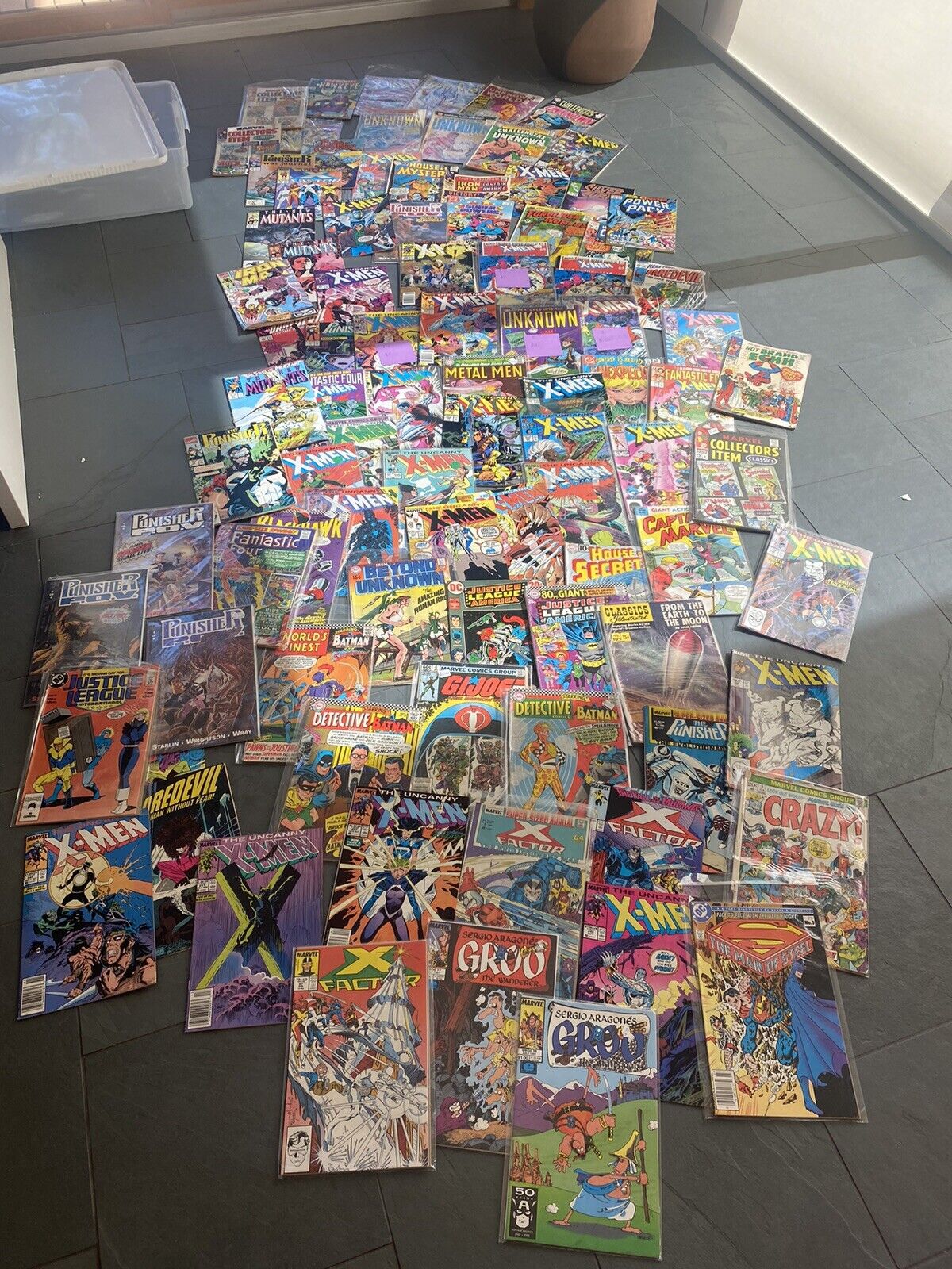100+ Comic Book Lot-Marvel, Dc 1970-1990