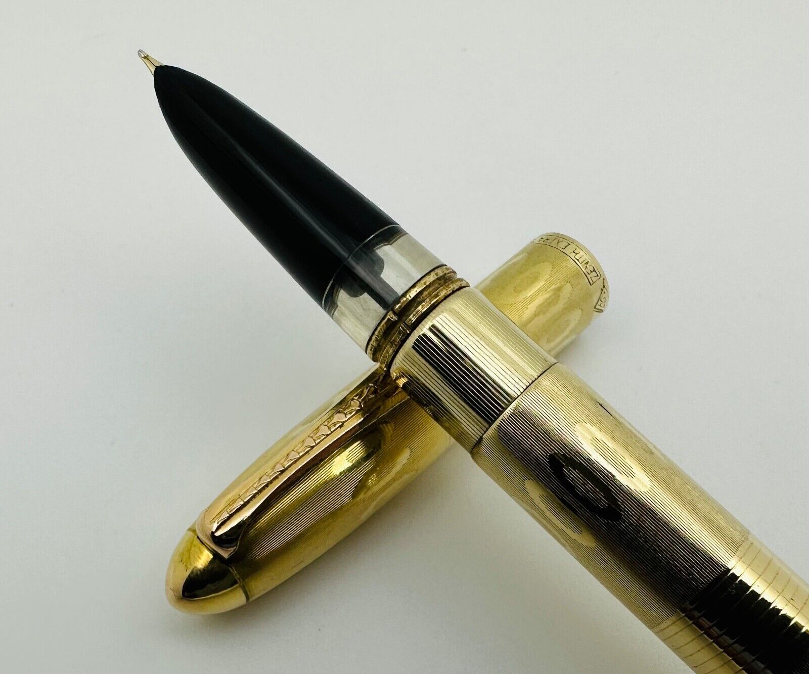 Vintage Zenith Extra 18K Gold Filled Fountain Pen 14K Gold Nib