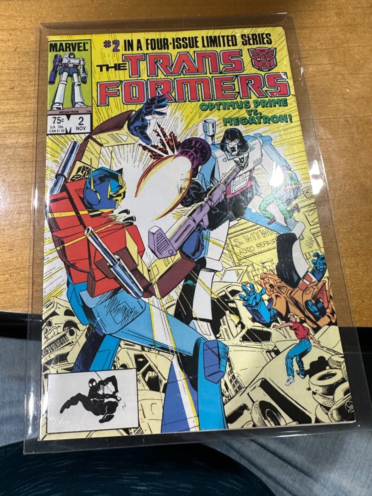 RARE 1984 The Transformers Marvel Comics Comic Book Issue # 2-NEVER READ