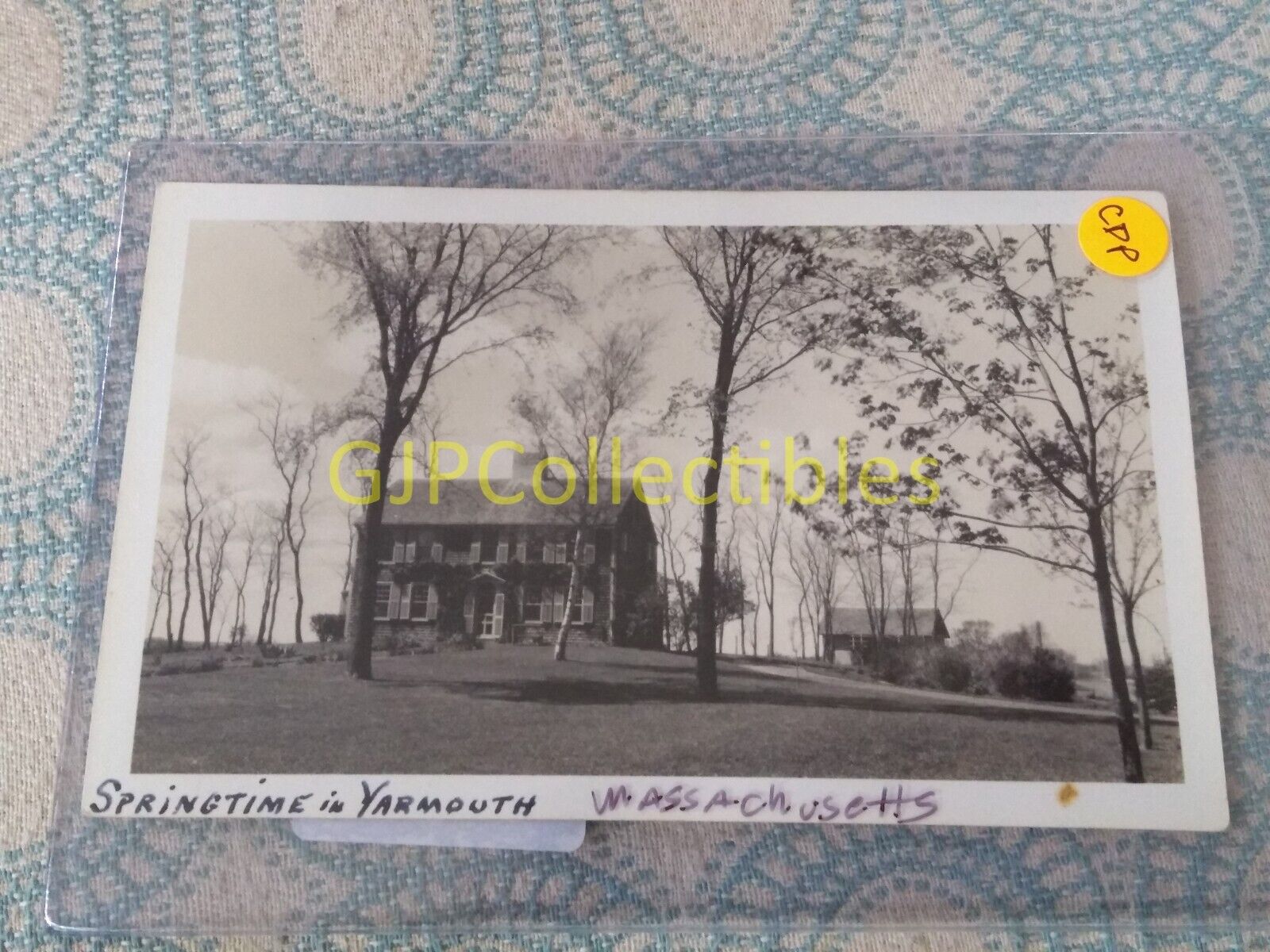 CDP VINTAGE PHOTOGRAPH Spencer Lionel Adams SPRINGTIME IN YARMOUTH MASSACHUSETTS