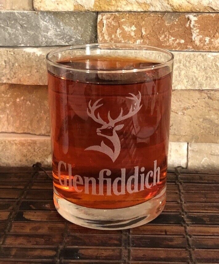 GLENFIDDICH Collectible Whiskey Glass 8 Oz