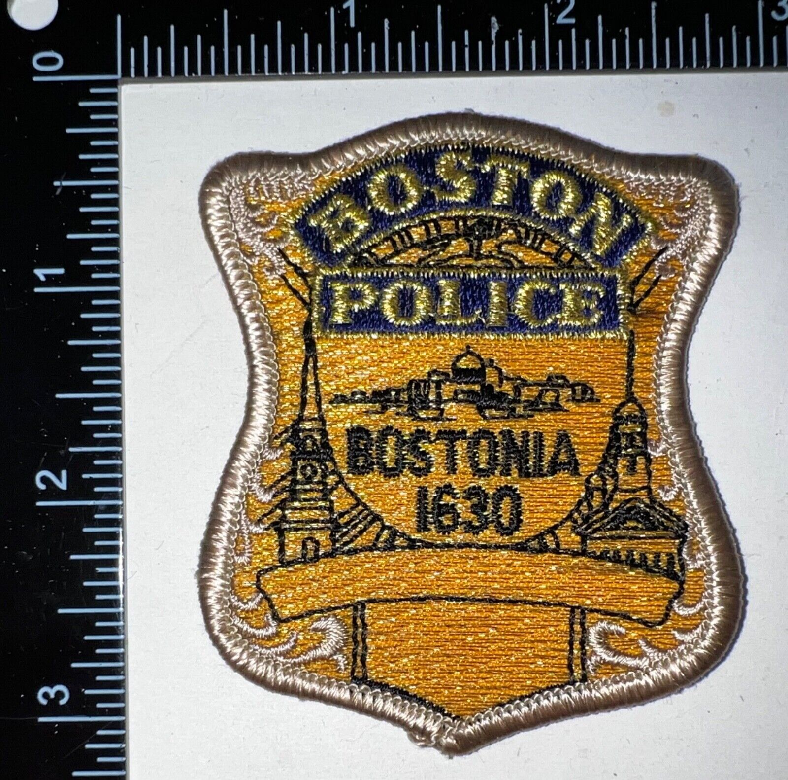 Boston MA Massachusetts Police Department Patch