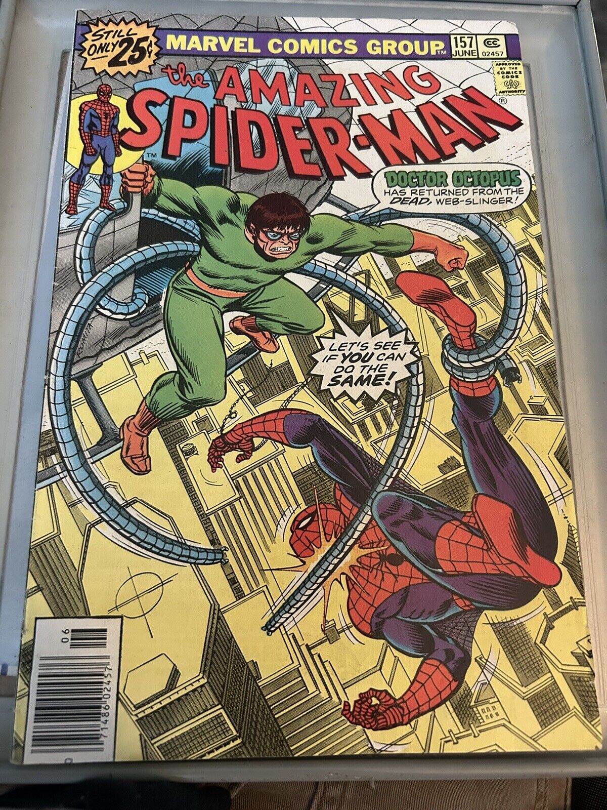 Amazing Spiderman #157 ,  Doctor Octopus  1976  6.5+