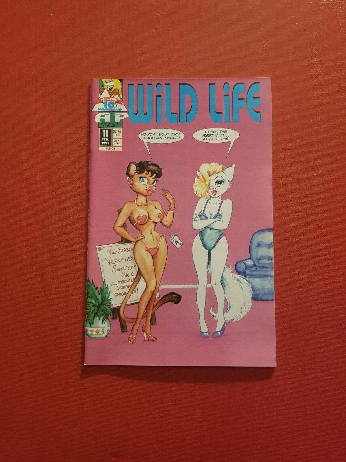 ANTARTIC PRESS - WILD LIFE #11 COMIC BOOK - 1995 - VERY FINE CONDITION