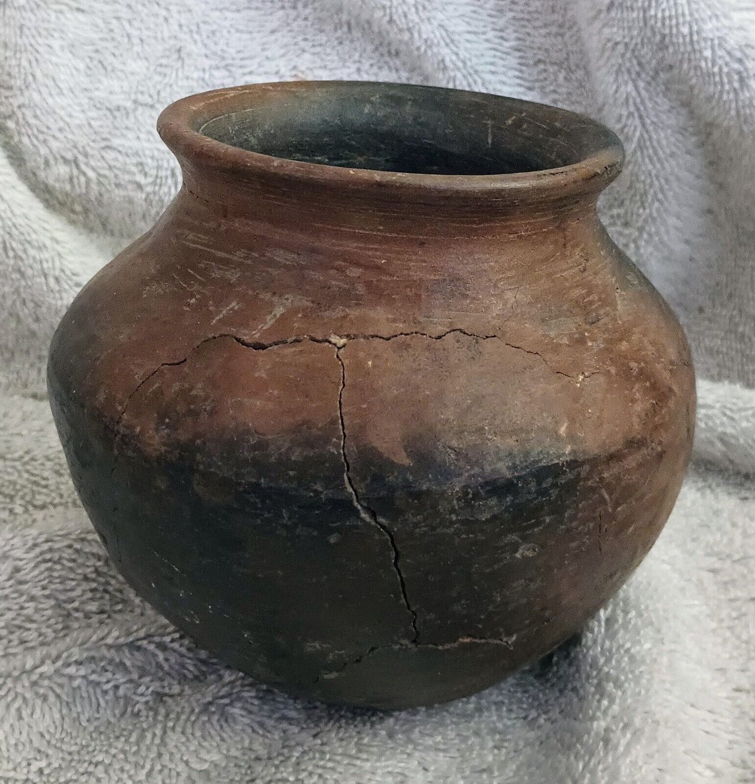 Great Anasazi Prehistoric Alameda Brown Ware Pottery Jar
