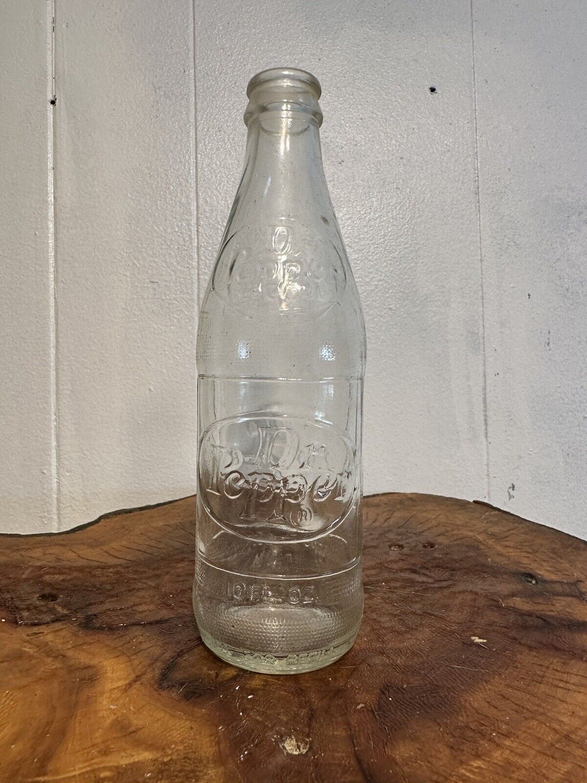 Dr Pepper 10 Oz. No Deposit No Refill Dispose Of Properly Glass Bottle Antique