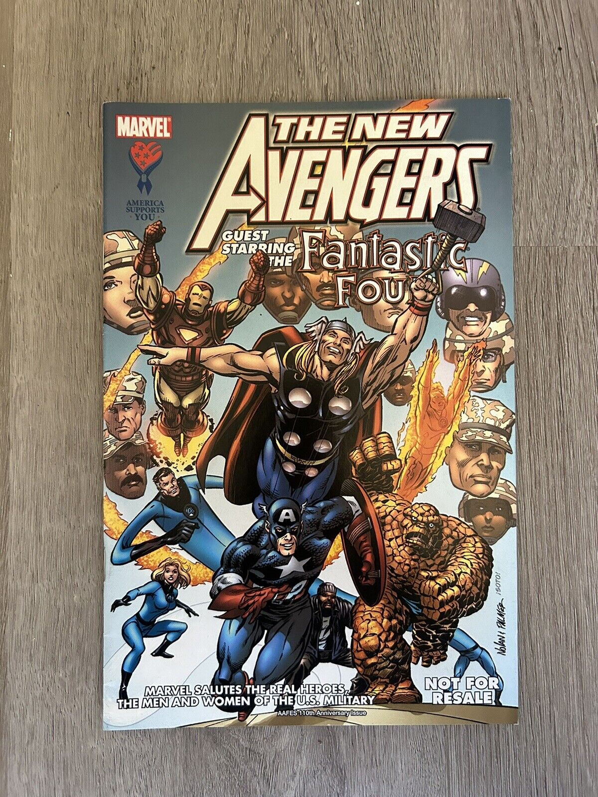 The New Avengers Pot Of Gold Giveaway # 1 VF Marvel Cómic Book Promo 2005.