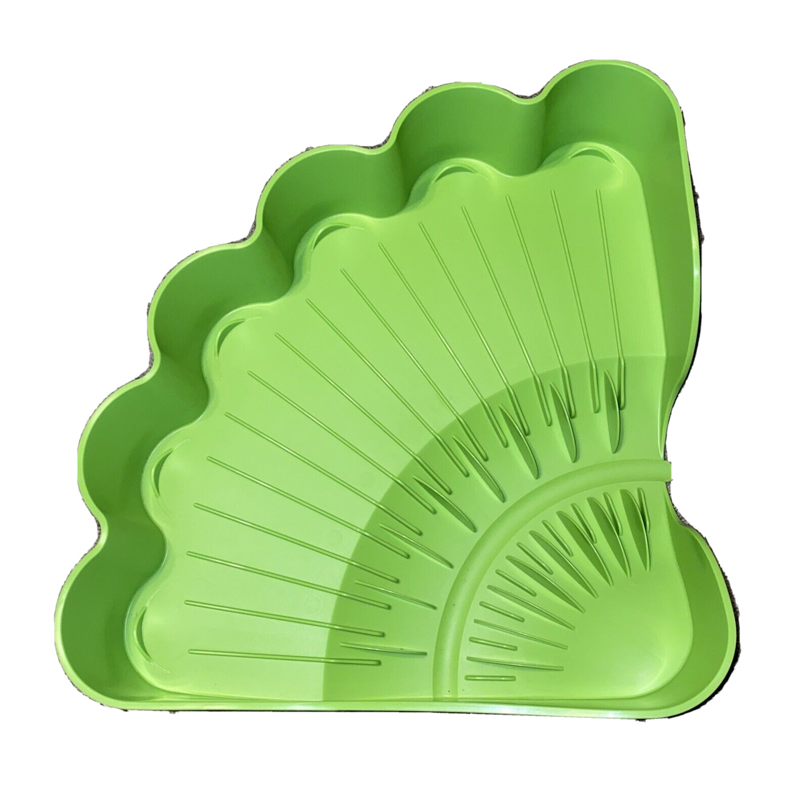 TUPPERWARE EXTRA LARGE DISH EASY DRY IN LIME GREEN LOOKS GREAT SEE AS-IS