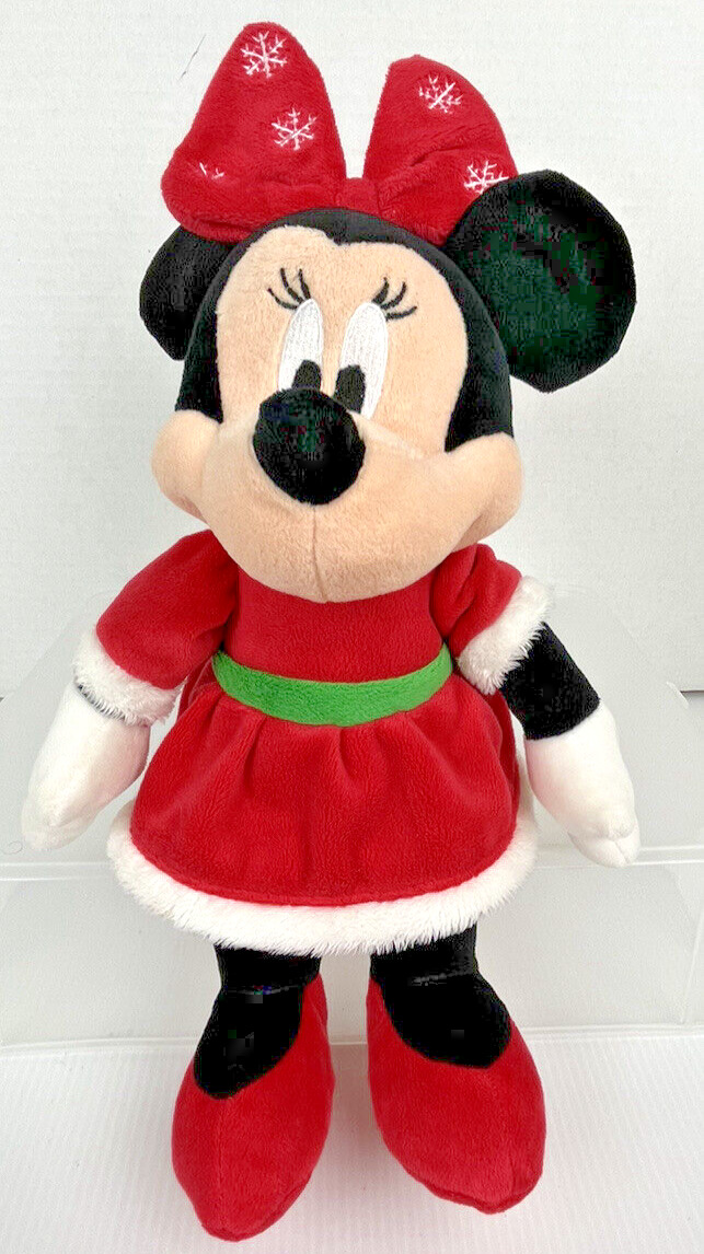 Disney Baby MINNIE MOUSE Comfort Cuddly Plush Crinkle Ears Sensory Toy Washable