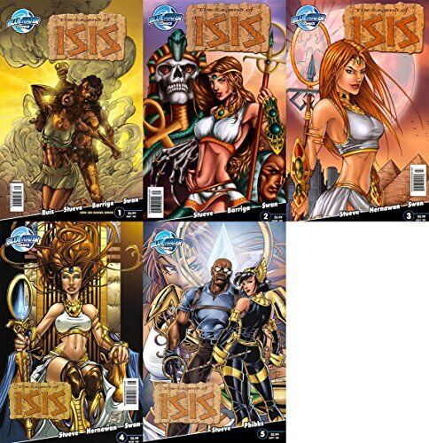 Legend of Isis #1-5 (2009-2010) Bluewater Comics - 5 Comics