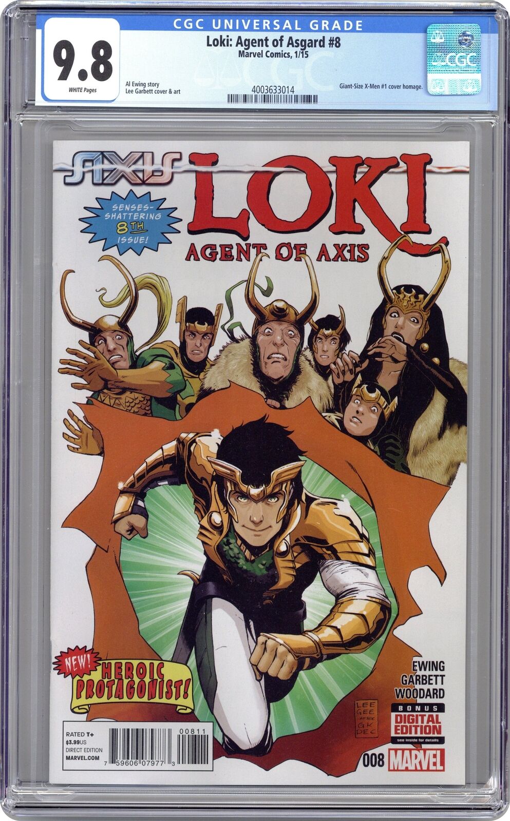 Loki Agent of Asgard #8 CGC 9.8 2015 4003633014