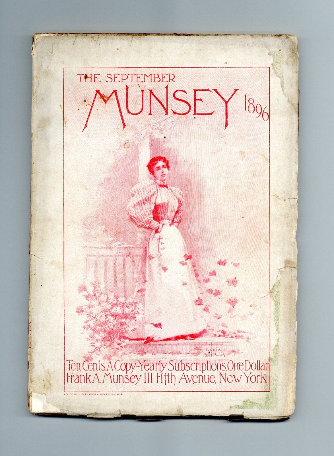 Munsey\'s Magazine Pulp Sep 1896 Vol. 15 #6 GD+ 2.5