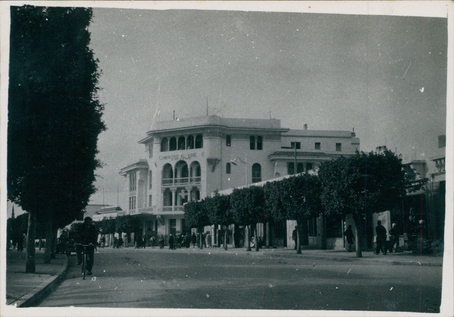 Morocco, Meknes, Vintage Algerian Company Building Print, Photography 