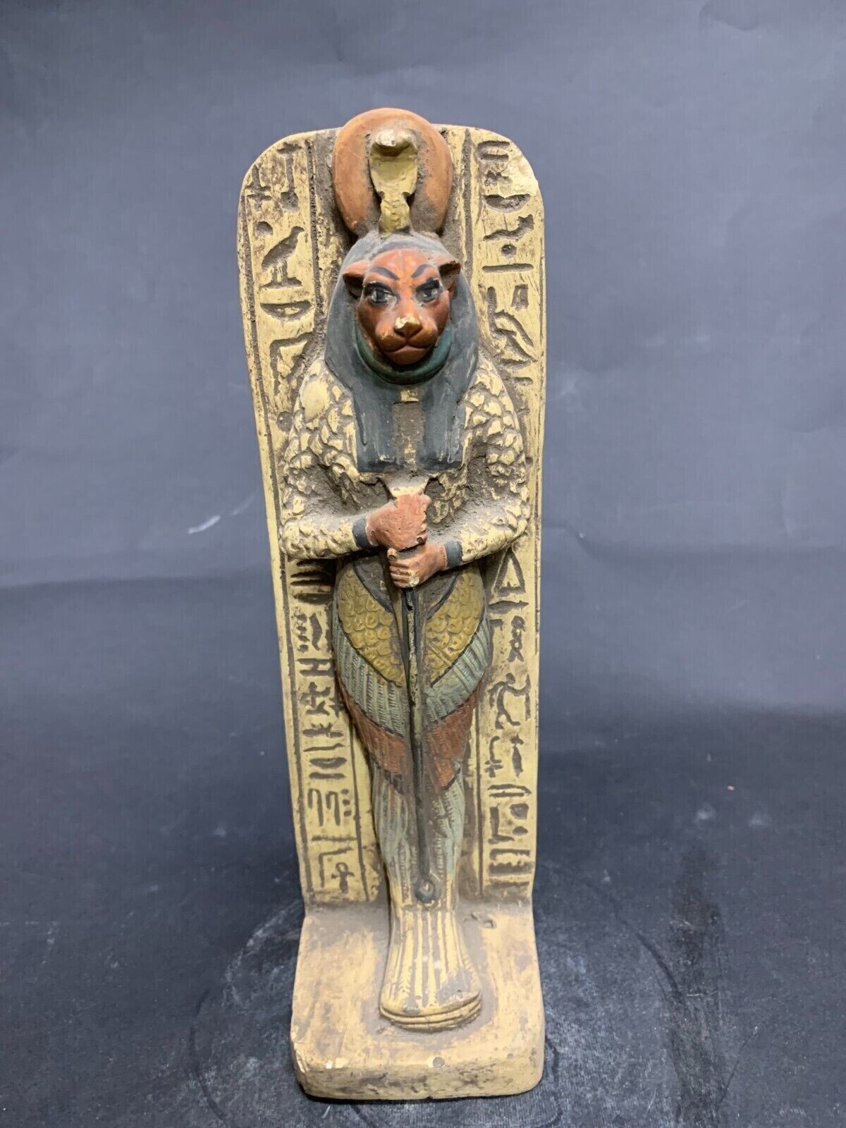 Wall Relief Sekhmet statue Egyptian mythology Ancient Egyptian Antiquities BC