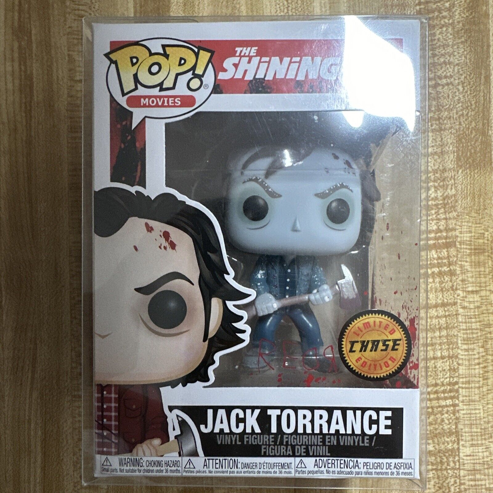 Jack Torrance CHASE The Shinning Funko Pop Movies #456 with protector - VAULTED