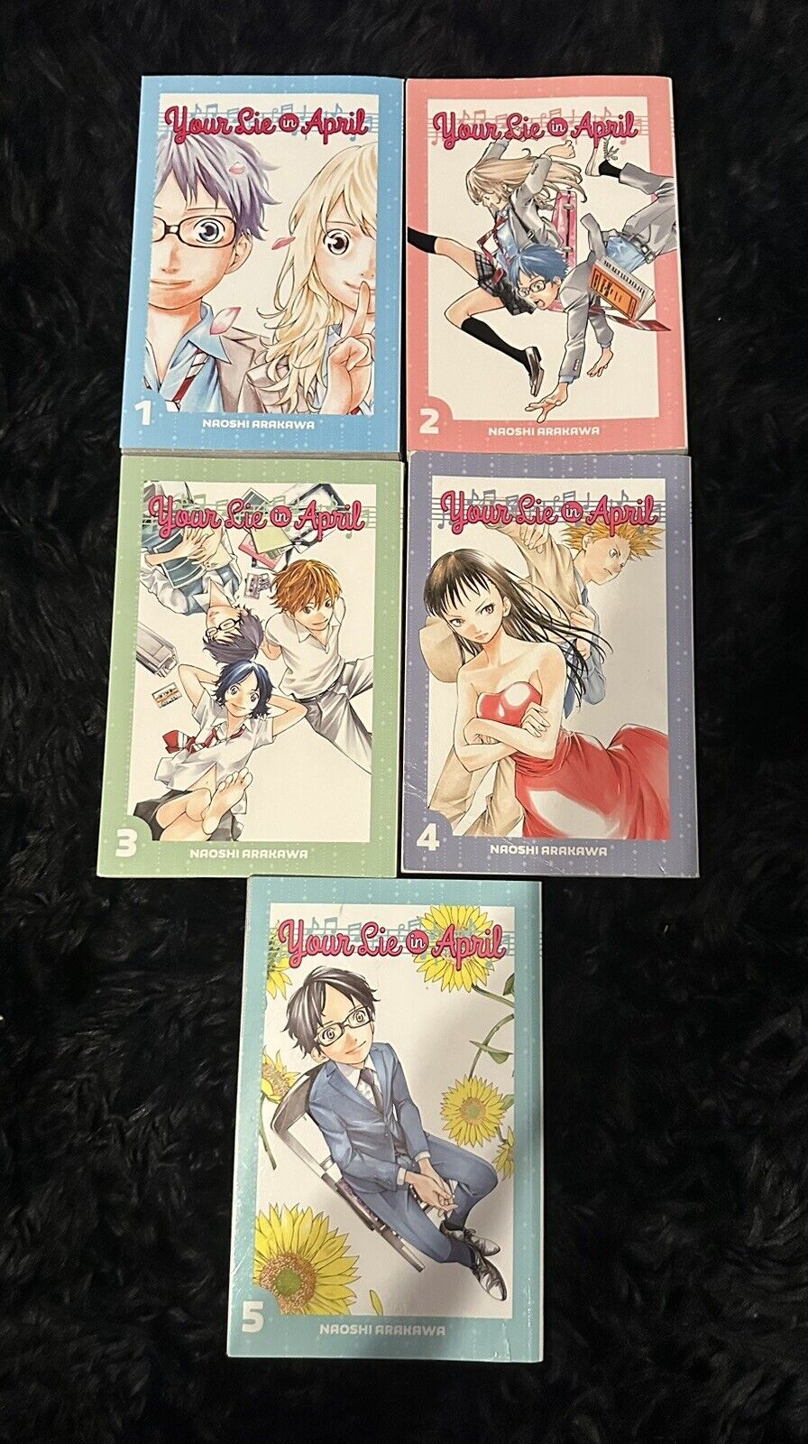 Your Lie in April : Manga Volumes 1-5 (English)