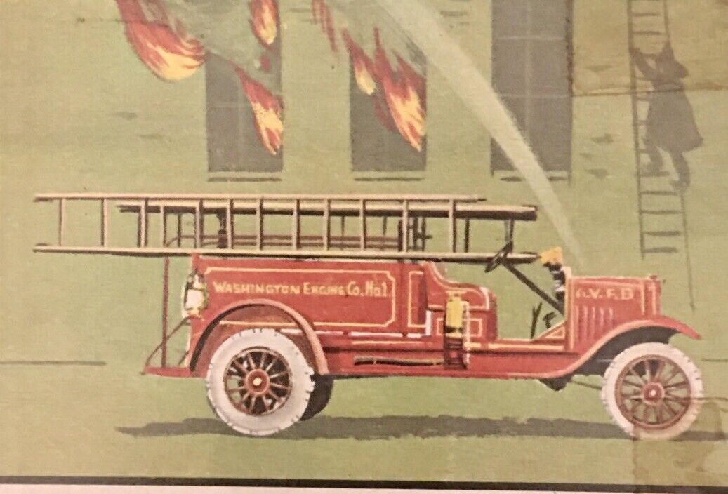1953 Bowman Firefighters # 42 1923 Hose Cart