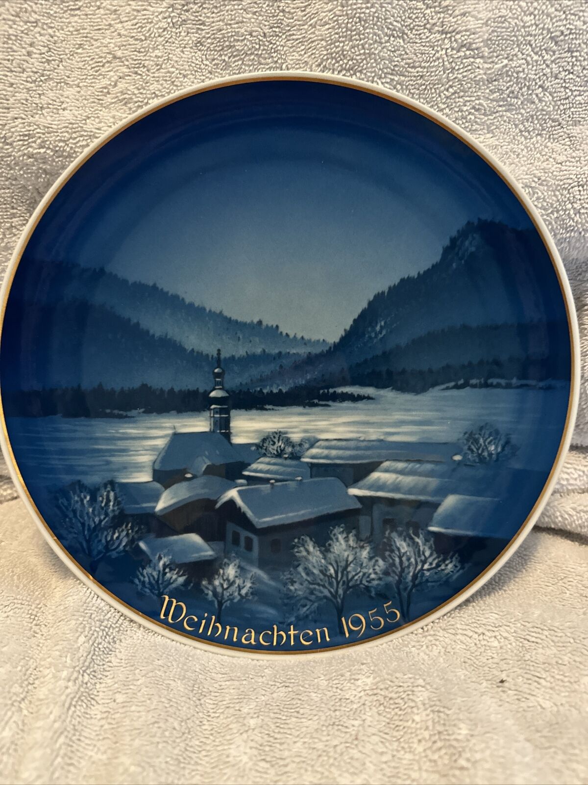 Rosenthal  Weihnachten 1955 Christmas Plate Germany