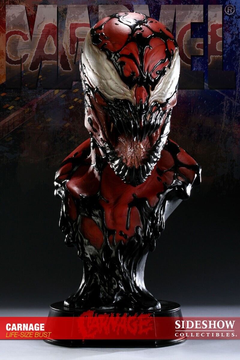 Sideshow Collectibles Carnage Life Size 1:1 Bust Statue