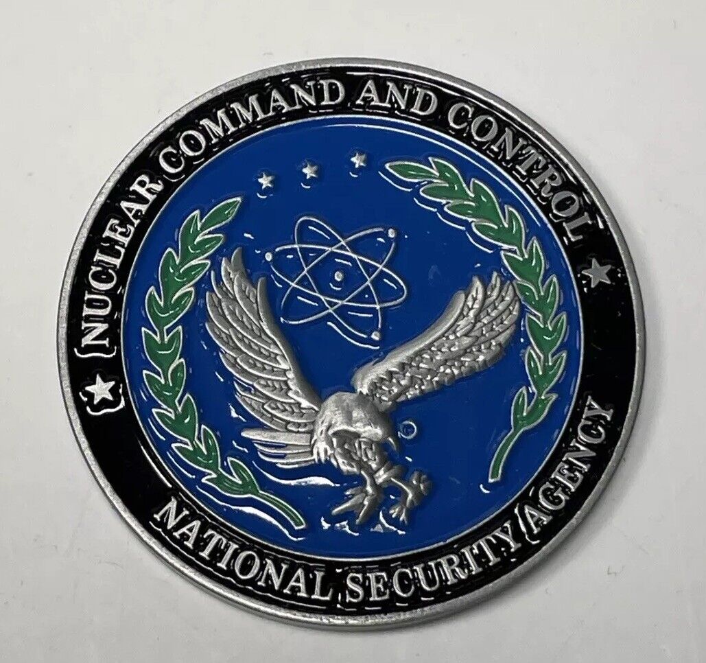 Nuclear Command And Control National Security Agency Challenge Coin Bomber Nuke