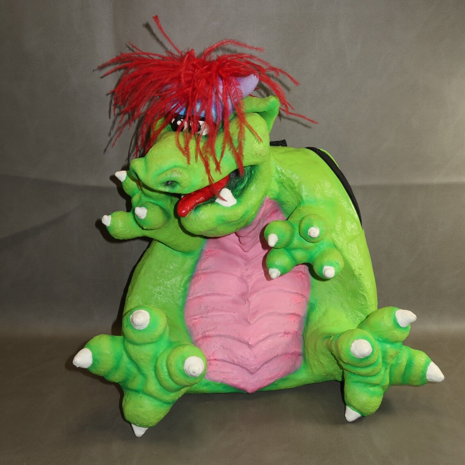 Edison the Dragon Creatures of Delight Rubber Backpack T Oliver Kopian Signed
