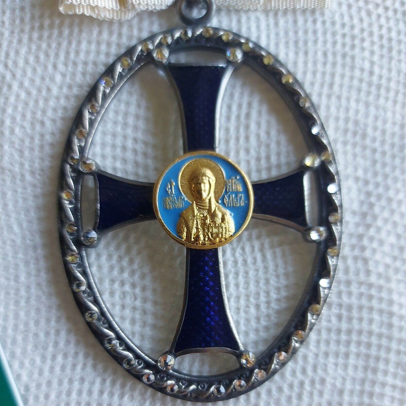  Cross Of The Order Of St.Olga 2 degree Crystal REPLICA
