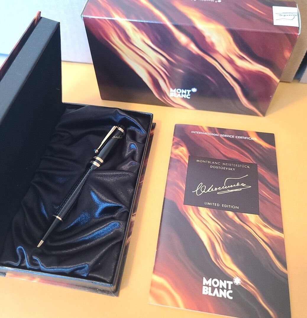 Montblanc Writers Limited Edition 1997 F. Dostoevsky Ballpoint Pen w/ Box #3876