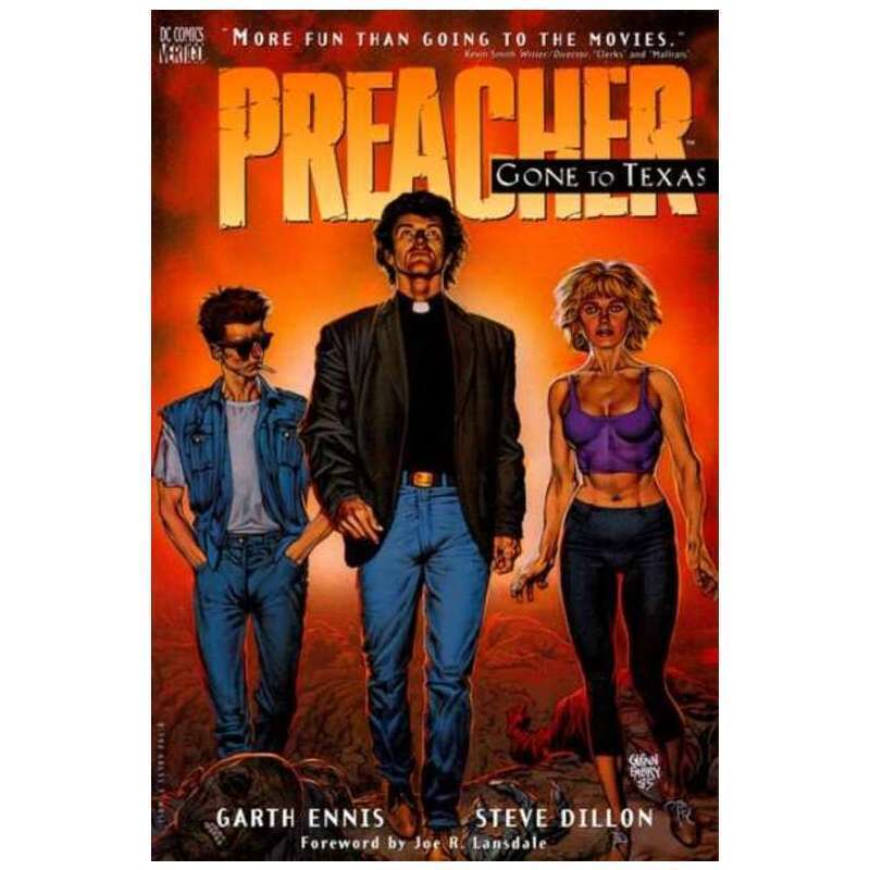 Preacher Trade Paperback #1 in Near Mint + condition. DC comics [p@