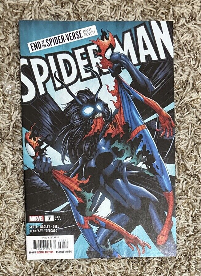 Spider-Man #7 🔥 1st Spider-Boy 🔑 first print cover A * NM / NM+ 💎 2022 2023
