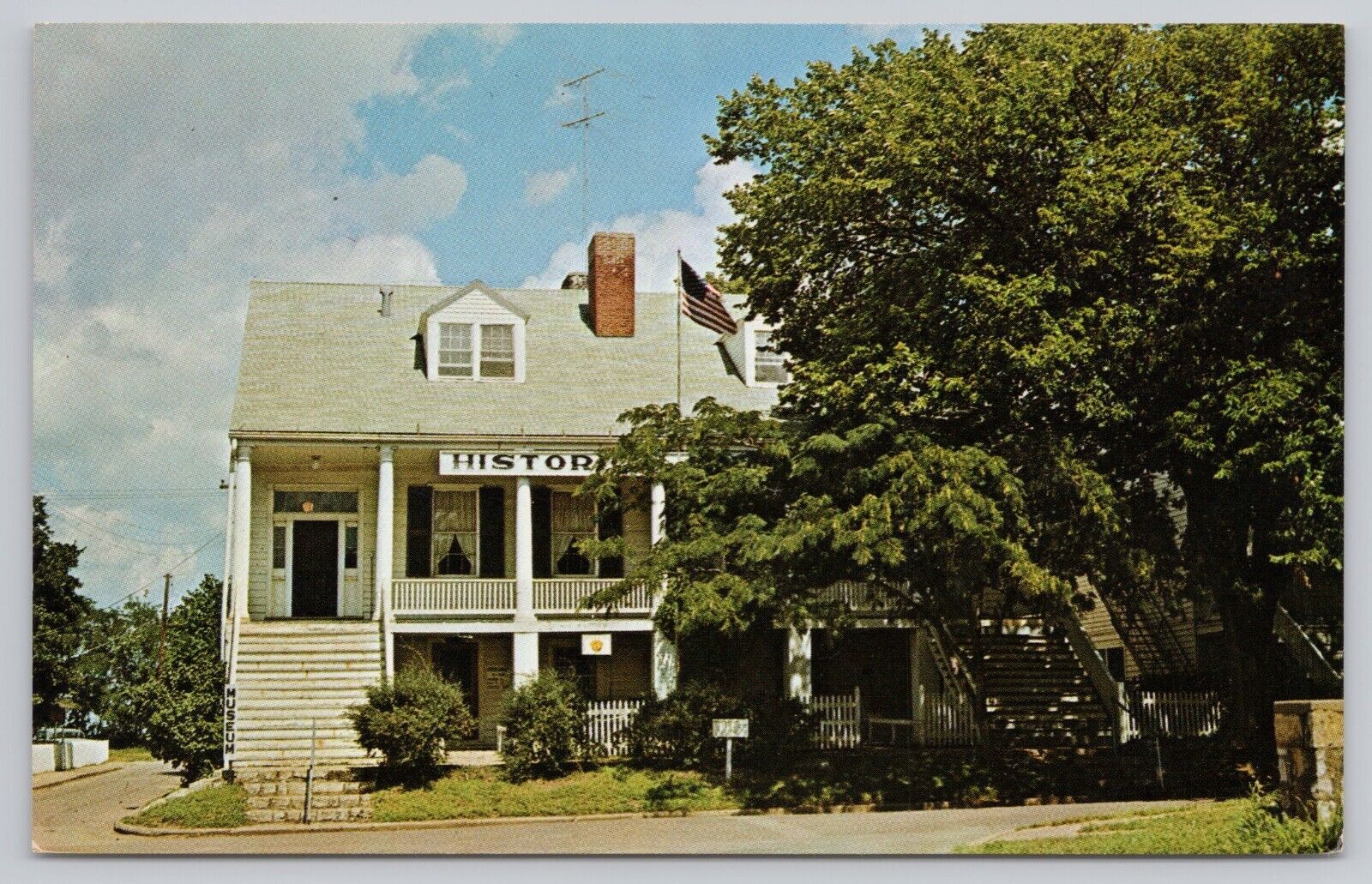Fort Scott Kansas, Original Army Headquarters House, Vintage Postcard