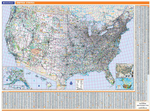 PROSERIES WALL MAP: UNITED STATES (R)