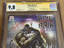 CGC 9.8 SS KING IN BLACK #5 SIGNED BY TYLER KIRKHAM VARIANT COVER EDITION VENOM picture