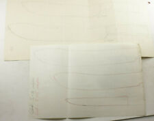 1931 Lamson Goodnow 1:1 Knife Sketch Blade Shape Sketch Letter Ephemera P1321H picture