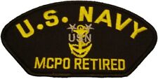 U S NAVY MCPO RETIRED with SEAL PATCH - Color - Veteran Owned Business picture